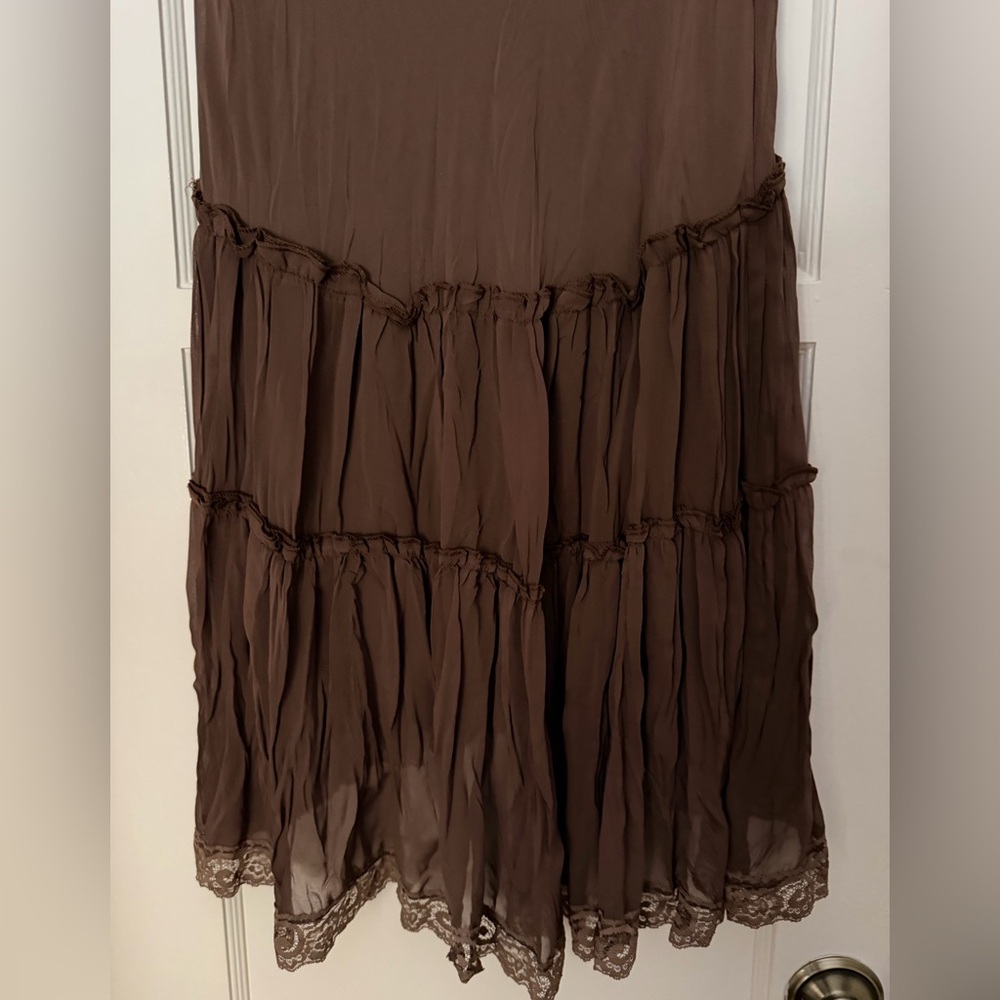Bebe Brown Skirt - Picture 6 of 8